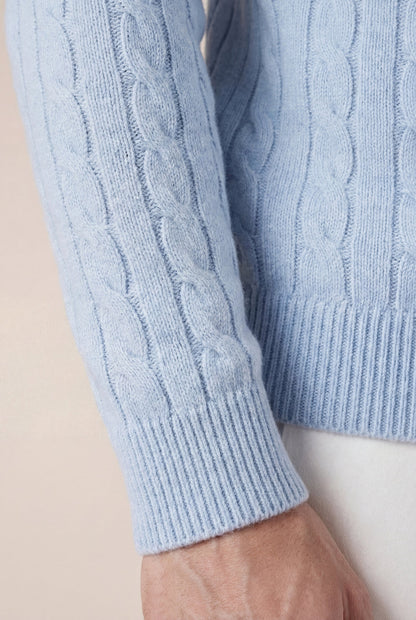 Cashmere Crewneck Baby Blue