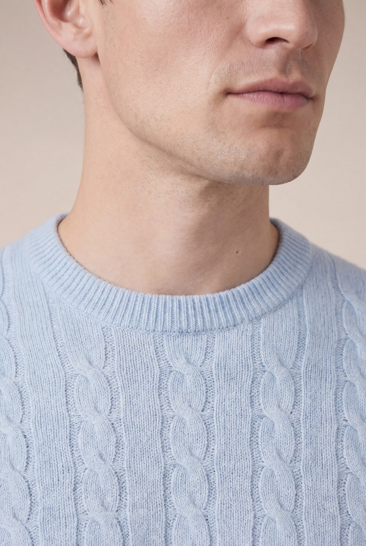 Cashmere Crewneck Baby Blue