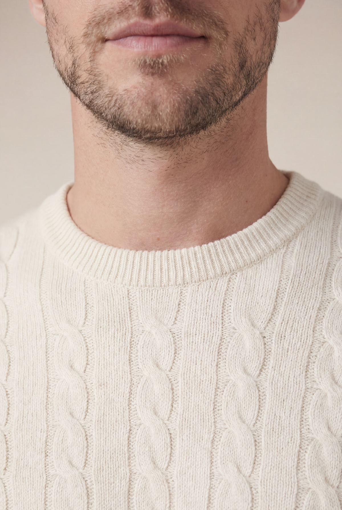 Cashmere Crewneck Beige