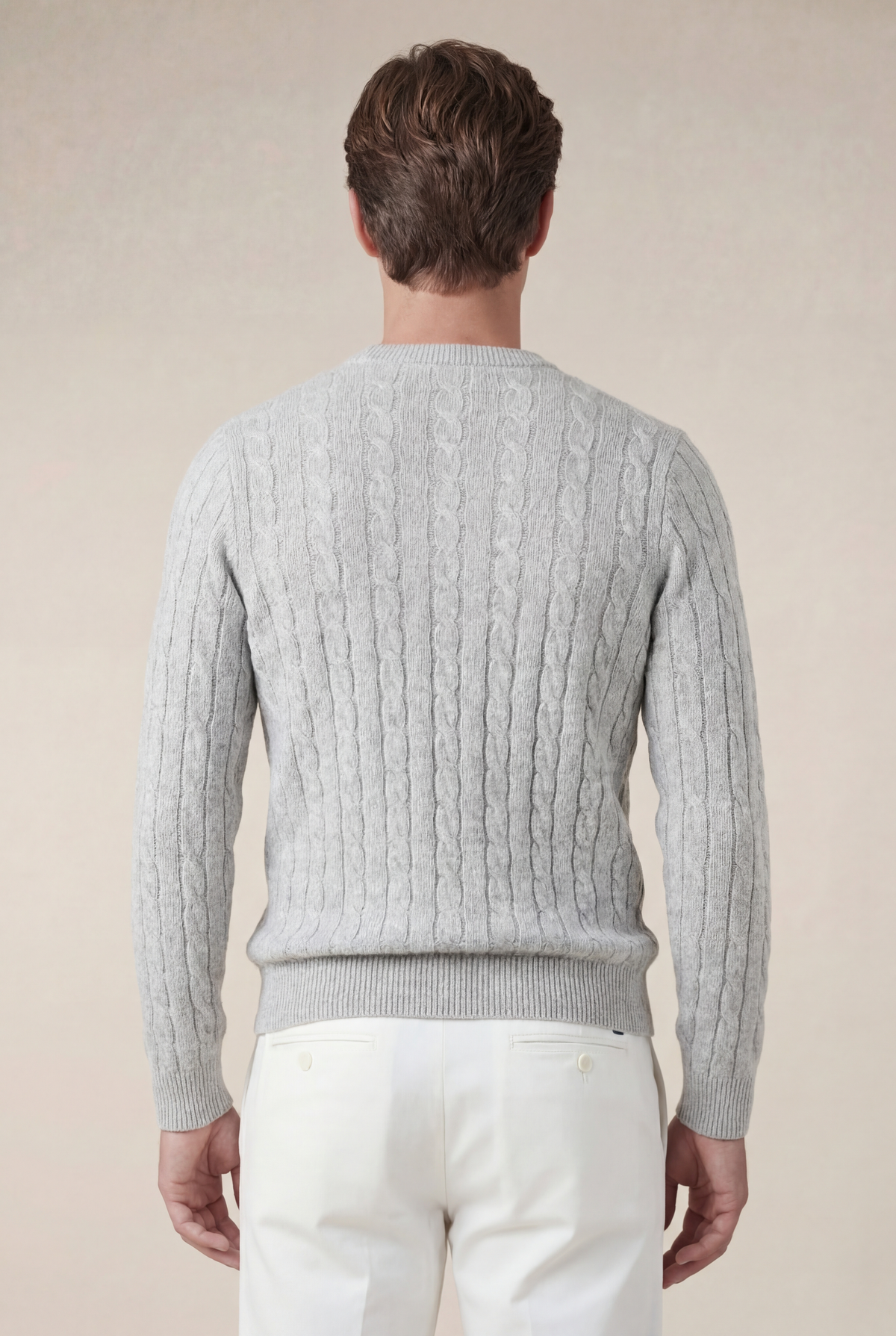 Cashmere Crewneck Light Grey
