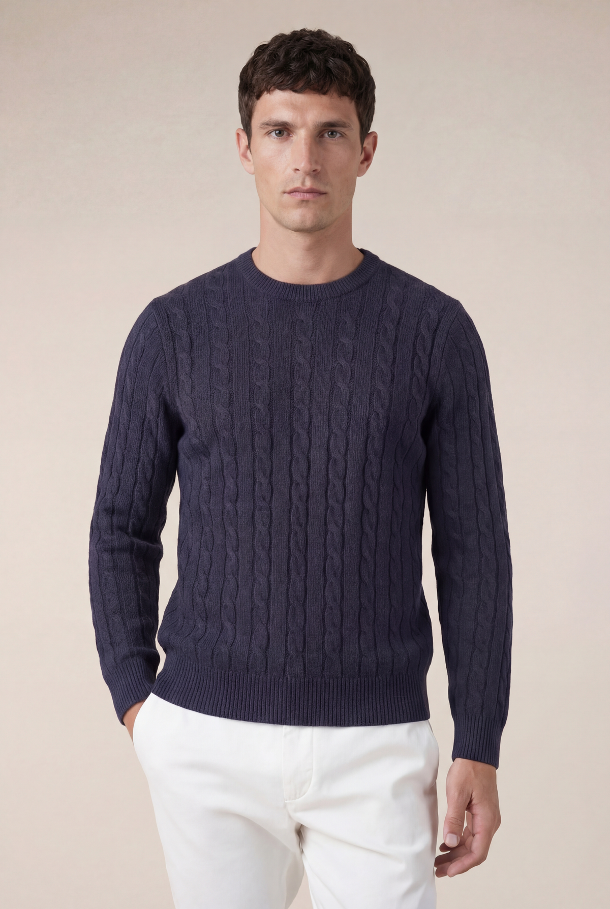 Cashmere Crewneck Navy