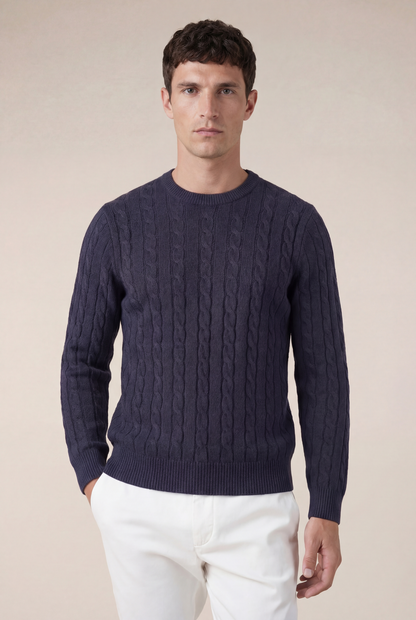 Cashmere Crewneck Navy