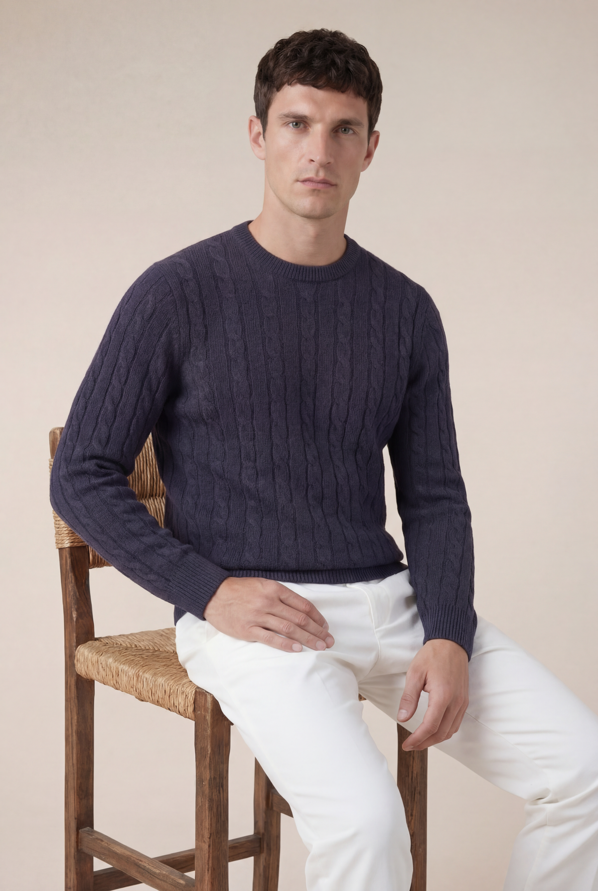 Cashmere Crewneck Navy