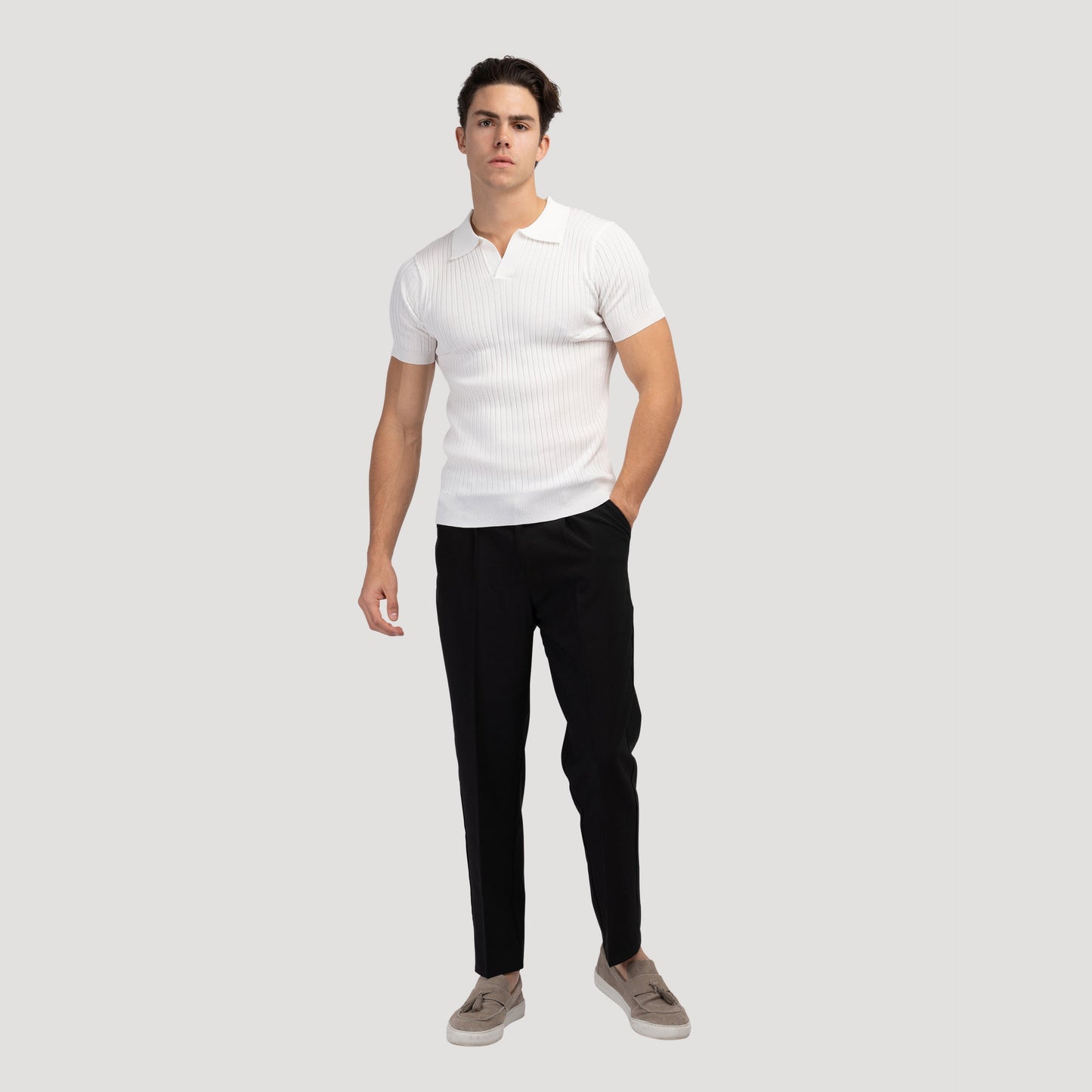 Visconti Casual Polo -  Black