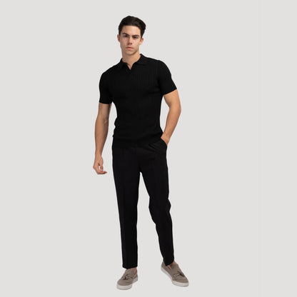Visconti Casual Polo -  Black