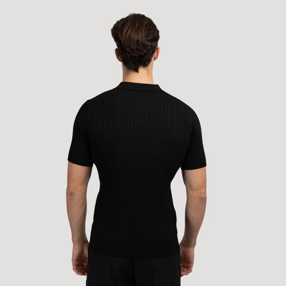 Visconti Casual Polo -  Black