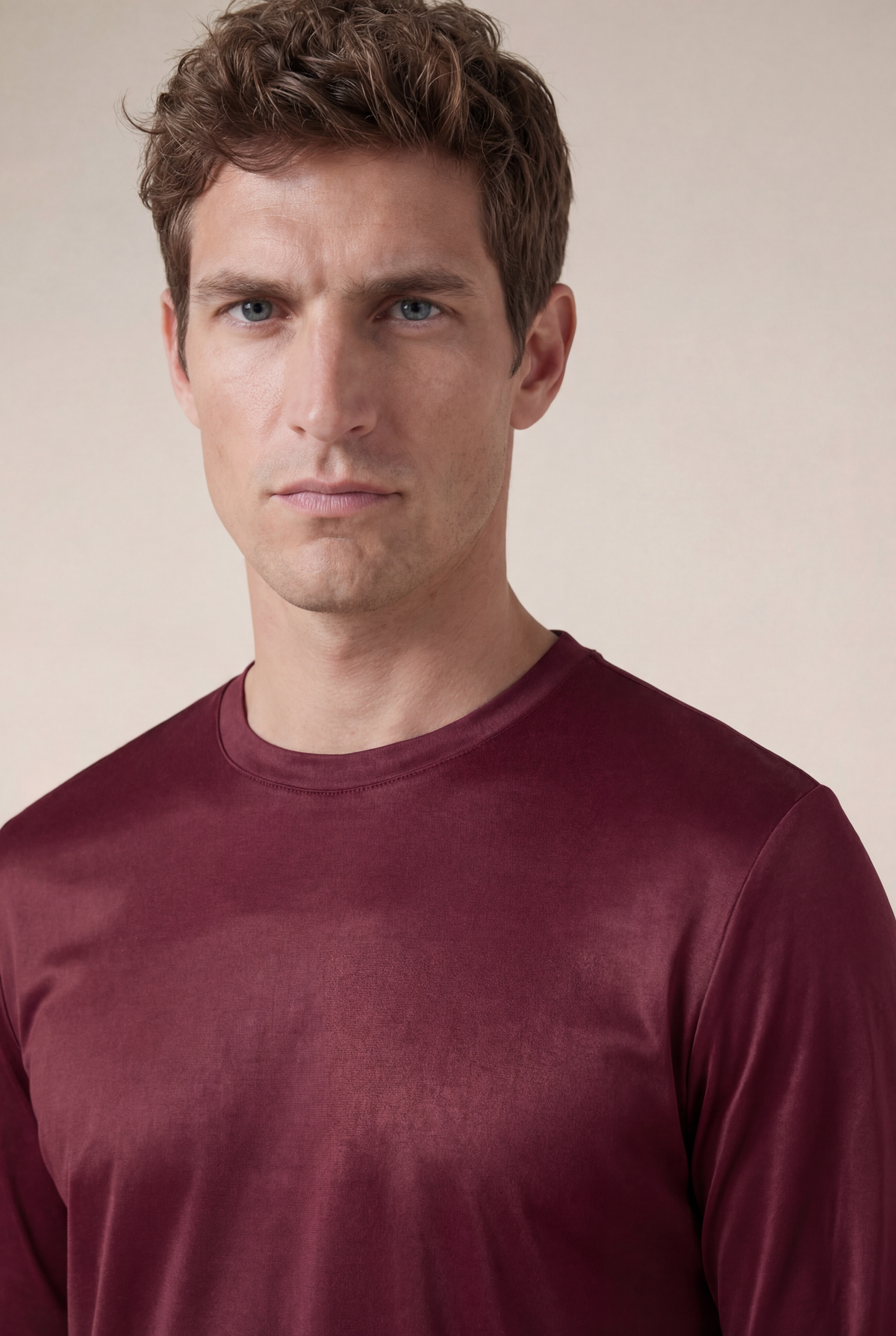 Portofino Long Sleeve Tee Burgundy