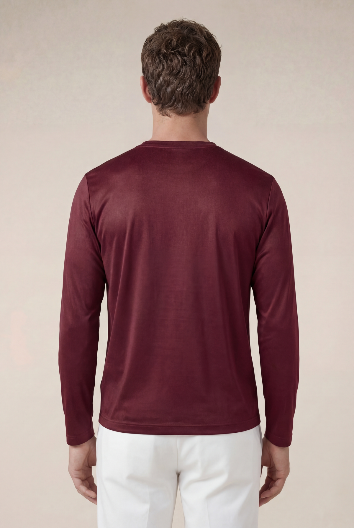 Portofino Long Sleeve Tee Burgundy